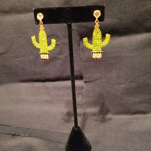 Small Cactus Earrings